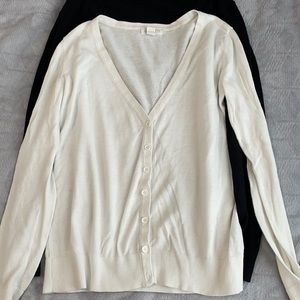 Black and white cardigan